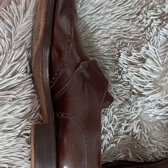 Church's Dark Brown Leather Oxfords with Buckle - Picture 5 of 8